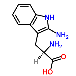 2-Amino-D-tryptophan Structure