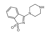 3-piperazin-1-yl-1,2-benzothiazole 1,1-dioxide Structure