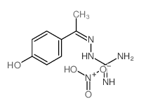 dihydroxy-oxo-azanium; 2-[1-(4-oxo-1-cyclohexa-2,5-dienylidene)ethylamino]guanidine结构式