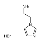 1H-IMIDAZOLE-1-ETHANAMINE, HYDROBROMIDE结构式