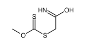 S-(2-Amino-2-oxoethyl) o-methyl dithiocarbonate结构式