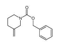 1-Piperidinecarboxylic acid, 3-Methylene-, phenylmethyl ester structure