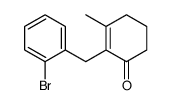 2-[(2-bromophenyl)methyl]-3-methylcyclohex-2-en-1-one Structure