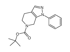 tert-butyl 1-phenyl-5,7-dihydro-4H-pyrazolo[3,4-c]pyridine-6-carboxylate Structure