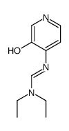 N,N-diethyl-N'-(3-hydroxypyridin-4-yl)methanimidamide Structure