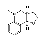 2,3,3a,4,5,9b-hexahydro-5-methylfuro<3,2-c>quinoline Structure