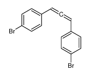 1-bromo-4-[3-(4-bromophenyl)propa-1,2-dienyl]benzene Structure