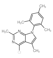 4-CHLORO-7-MESITYL-2,5-DIMETHYL-7H-PYRROLO[2,3-D]PYRIMIDINE picture