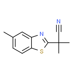 2-Benzothiazoleacetonitrile,alpha,alpha,5-trimethyl-(9CI) picture