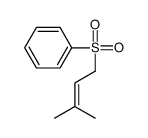 3-methylbut-2-enylsulfonylbenzene结构式