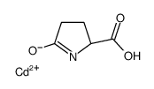 5-oxo-L-proline, cadmium salt结构式