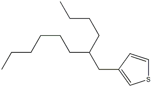 3-(2-丁基辛基) 噻吩结构式