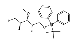 (2R,3R,4R)-5-[(tert-Butyldiphenylsilyl)oxy]-3-methoxy-2,4-dimethylpentyl iodide Structure