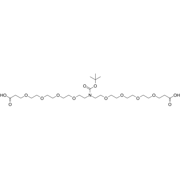 N-Boc-N-bis(PEG4-acid)图片