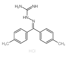 2-[bis(4-methylphenyl)methylideneamino]guanidine Structure