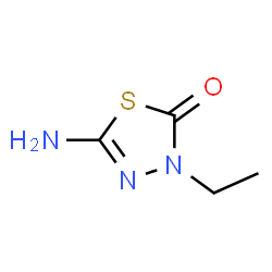 1,3,4-Thiadiazol-2(3H)-one,5-amino-3-ethyl-(9CI) structure