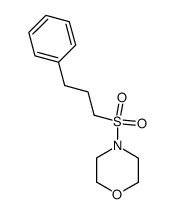 4-(3-phenyl-propane-1-sulfonyl)-morpholine Structure