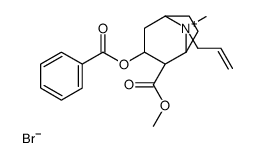 methyl 3-benzoyloxy-8-methyl-8-prop-2-enyl-8-azoniabicyclo[3.2.1]octane-4-carboxylate,bromide Structure