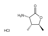 (3S,4R,5S)-3-amino-4,5-dimethyl-3,4-dihydro-2(5H)-furanone hydrochloride Structure