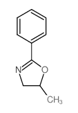 Oxazole, 4,5-dihydro-5-methyl-2-phenyl- structure