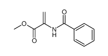 2-benzoylaminoacrylic acid methyl ester结构式