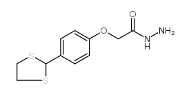 2-[4-(1,3-DITHIOLAN-2-YL)PHENOXY]ETHANOHYDRAZIDE Structure