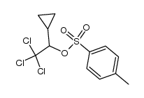 α-(trichloromethyl)cyclopropanemethanol 4-methylbenzenesulfonate Structure