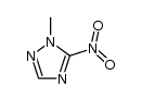 1-methyl-5-nitro-1,2,4-triazole结构式