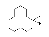 1,1-difluorocyclododecane structure