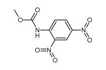 methyl N-(2,4-dinitrophenyl)carbamate结构式