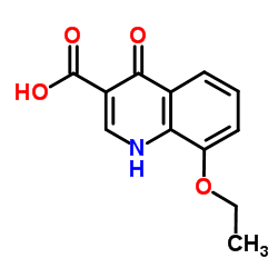 8-ETHOXY-4-HYDROXY-QUINOLINE-3-CARBOXYLIC ACID结构式