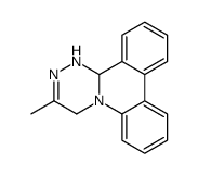 3-methyl-4,13b-dihydro-1H-[1,2,4]triazino[4,3-f]phenanthridine结构式