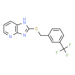 1H-IMIDAZO[4,5-B]PYRIDINE,-2-[[[3-(TRIFLUOROMETHYL)PHENYL]METHYL]THIO]- picture