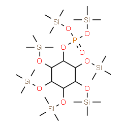 1-O,3-O,4-O,5-O,6-O-Pentakis(trimethylsilyl)-D-myo-inositol [phosphoric acid bis(trimethylsilyl)] ester picture