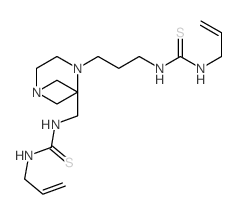 3-prop-2-enyl-1-[3-[4-[3-(prop-2-enylthiocarbamoylamino)propyl]piperazin-1-yl]propyl]thiourea picture