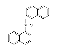 [dimethyl(naphthalen-1-yl)silyl]-dimethyl-naphthalen-1-ylsilane Structure