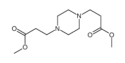 methyl 3-[4-(3-methoxy-3-oxopropyl)piperazin-1-yl]propanoate结构式