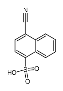 4-cyano-naphthalene-1-sulfonic acid Structure