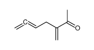 3-methylene-hepta-5,6-dien-2-one结构式
