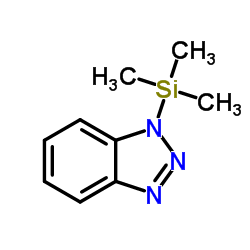 1-(三甲基硅基)-1|H|-苯并三唑结构式