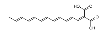 dodeca-2,4,6,8,10-pentaenylidene-malonic acid结构式