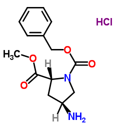 (2R,4S)-N1-Cbz-4-氨基吡咯烷-2-羧酸甲酯盐酸盐图片