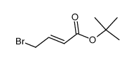 bromo-4 butene-2 oate de t-butyle结构式