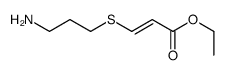 ethyl 3-(3-aminopropylsulfanyl)prop-2-enoate Structure