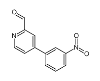 4-(3-nitrophenyl)pyridine-2-carbaldehyde Structure