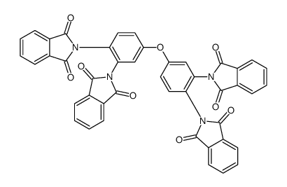 2-[4-[3,4-bis(1,3-dioxoisoindol-2-yl)phenoxy]-2-(1,3-dioxoisoindol-2-yl)phenyl]isoindole-1,3-dione结构式