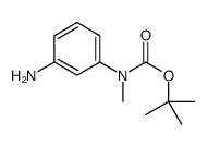 TERT-BUTYL (3-AMINOPHENYL)(METHYL)CARBAMATE Structure