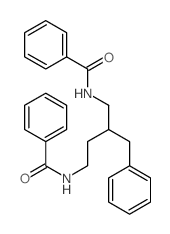 Benzamide,N,N'-[2-(phenylmethyl)-1,4-butanediyl]bis- (9CI) Structure