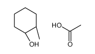 acetic acid,(1R,2R)-2-methylcyclohexan-1-ol Structure