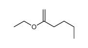 2-ethoxyhex-1-ene Structure